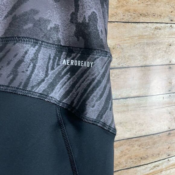 NWT RARE Adidas ZOE SALDANA Pink HIGH RISE 7/8 Leggings 4X ACTIVEWEAR GYM TIGHTS - Picture 4 of 7